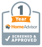 HomeAdvisor 1-Year badge