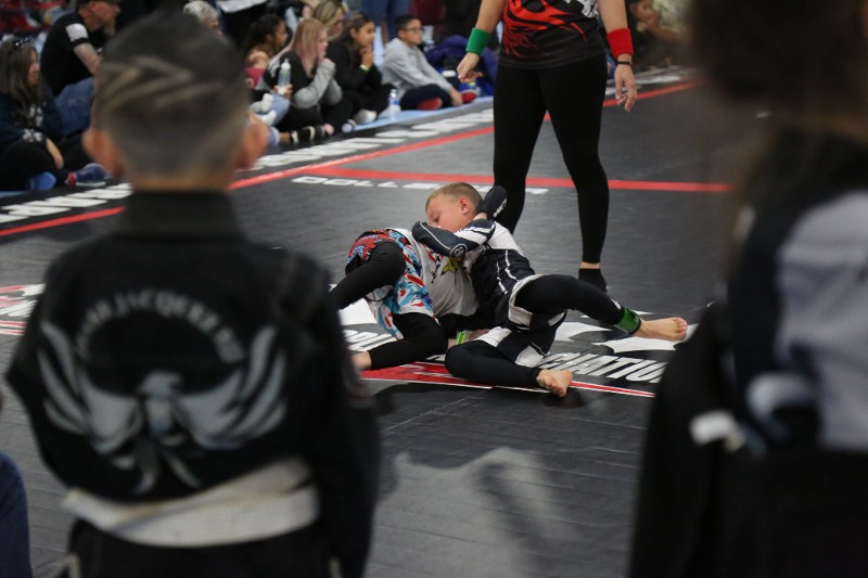 children doing martial arts