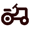 A tractor logo
