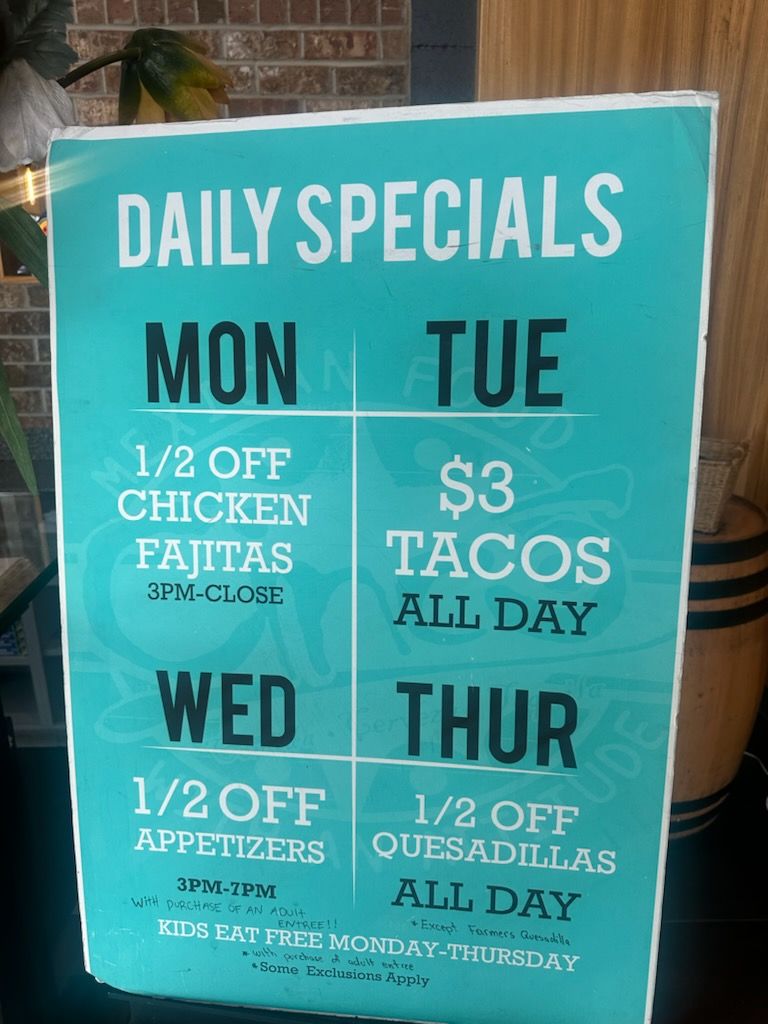 Daily Food Specials