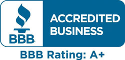 A-plus rating on Better Business Bureau.