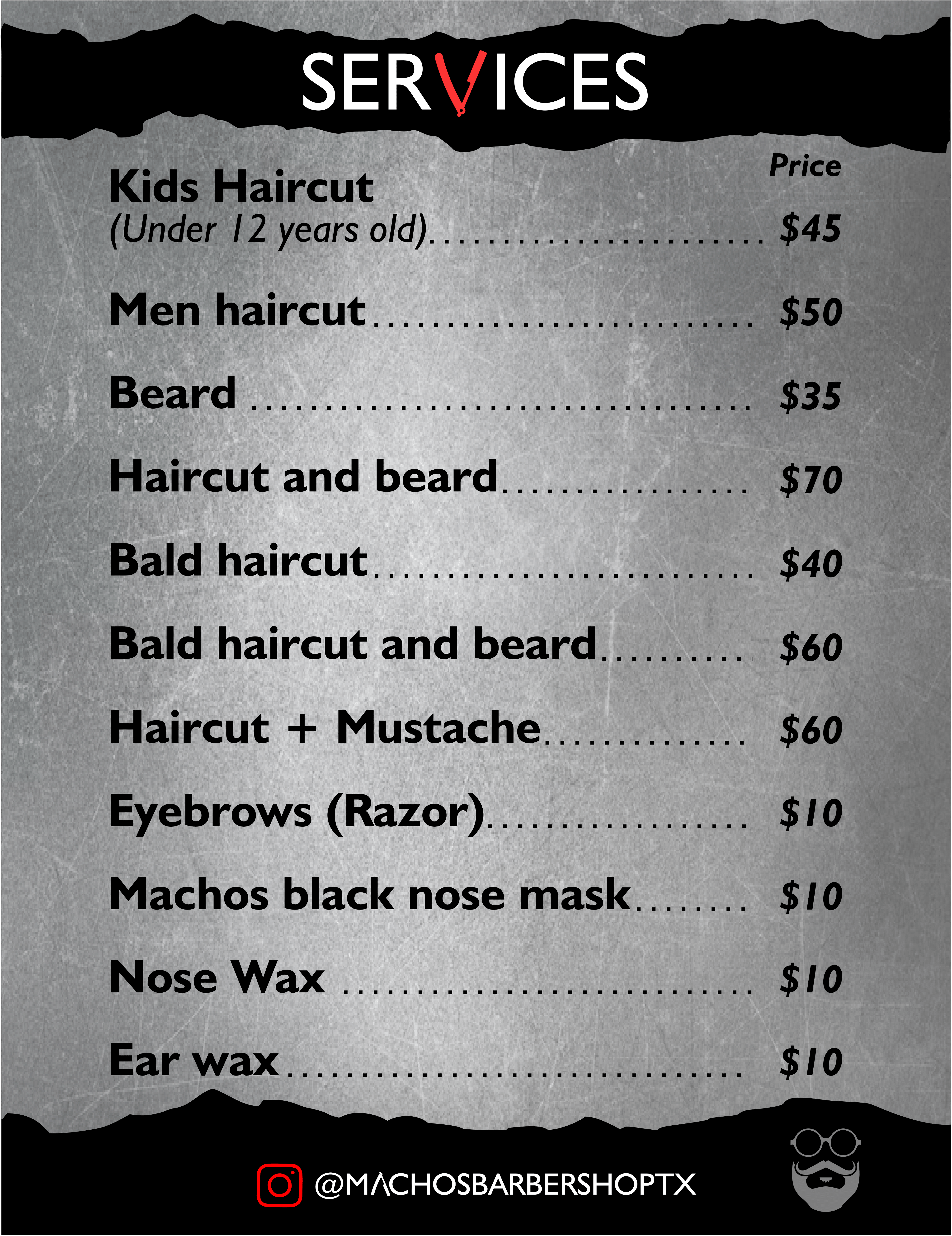 Prices and Services