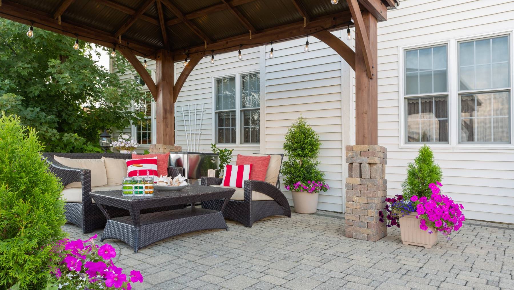 residential patio area