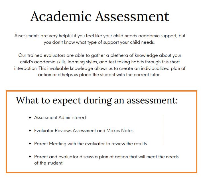 Academic assessment