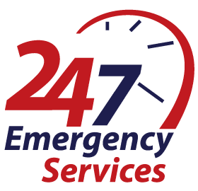 24/7 Emergency Services Logo