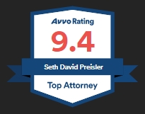 Avvo Rating 9.4 badge