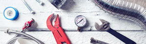 Tools laid out on a table.