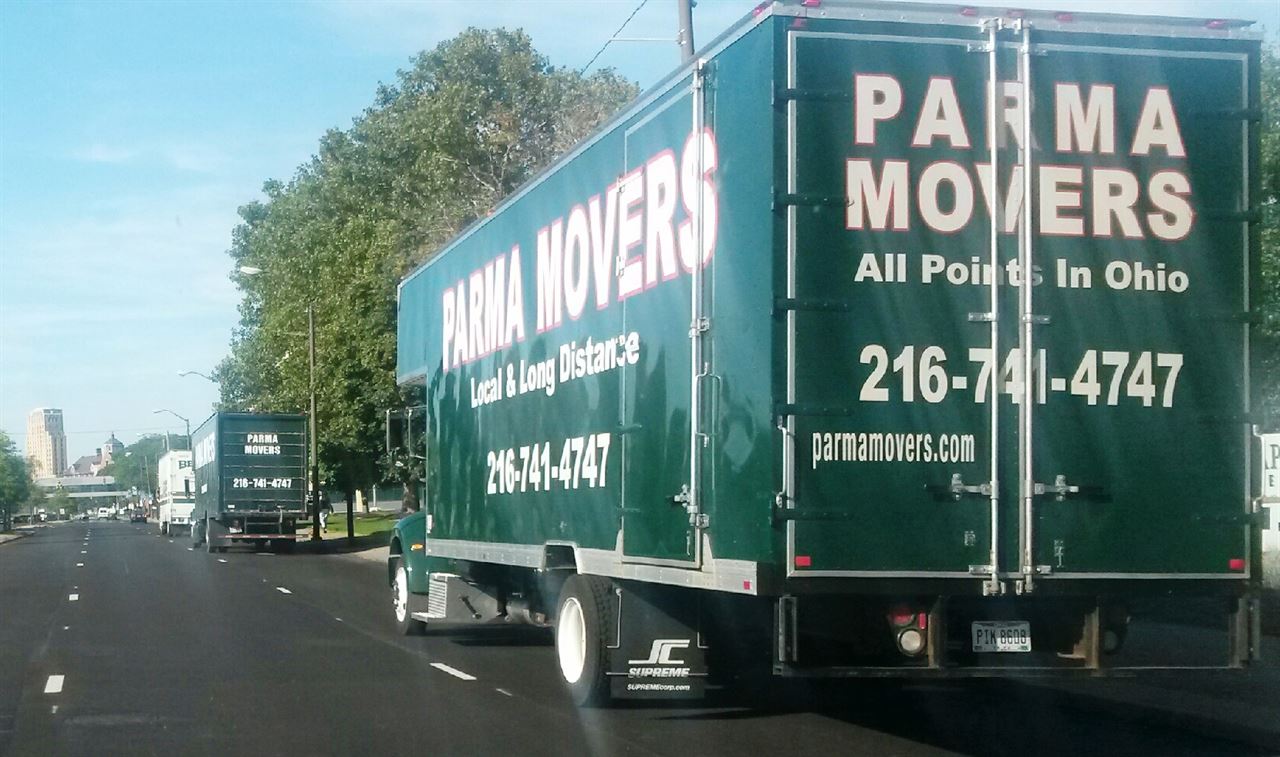 Parma Movers moving truck 