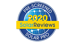 Solar Reviews Pre-Screened Solar Pro 2024 badge