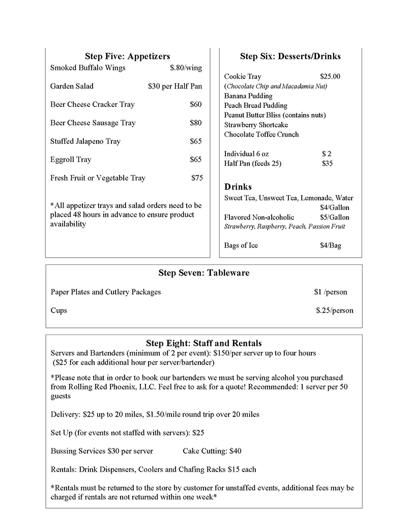 catering page 2