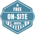 Free on-site quotes.
