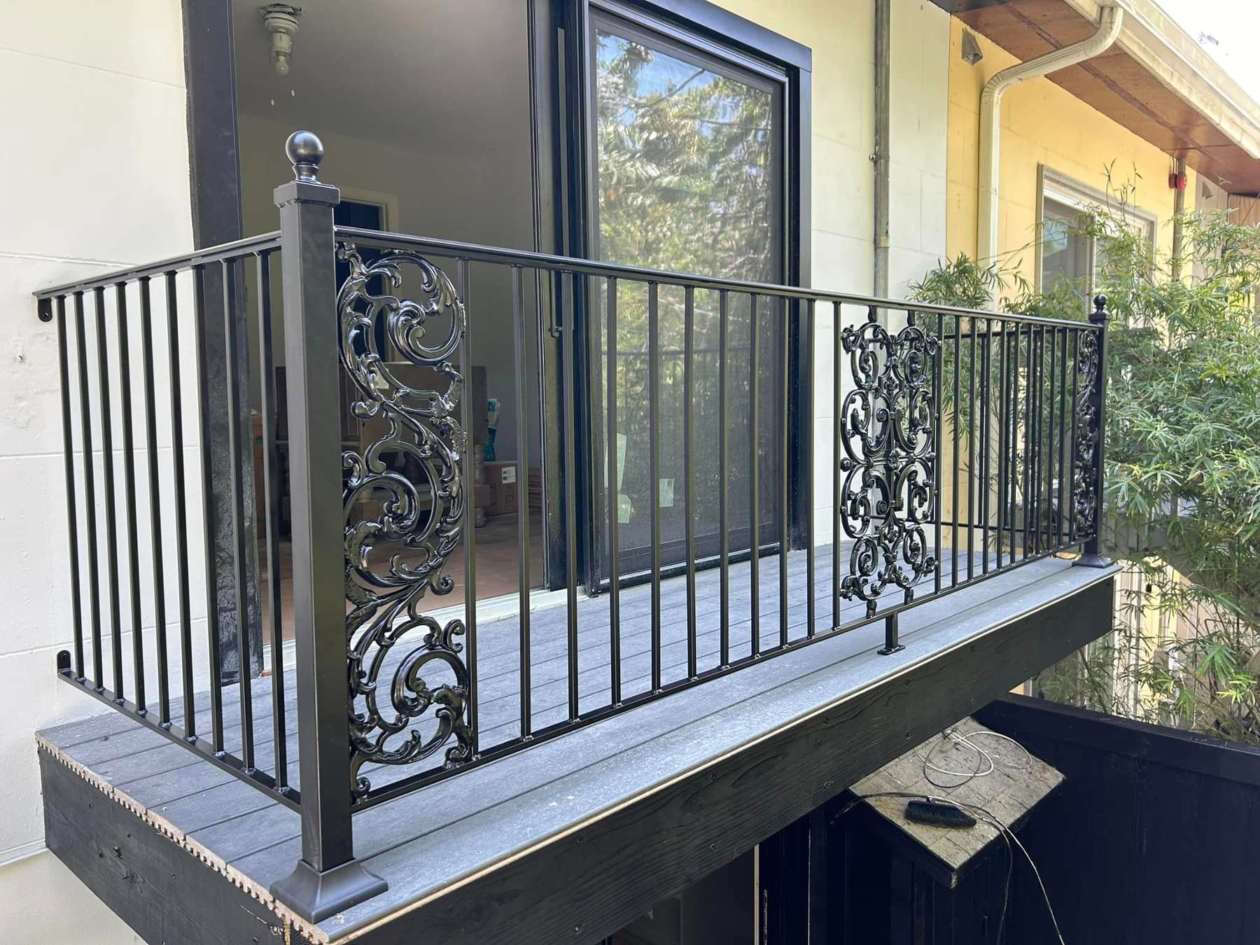 ornate fence and railing