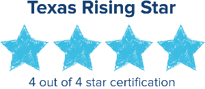 Texas Rising Star 4 star certification badge