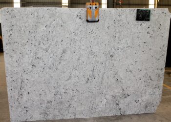 Colonial White 3cm granite.