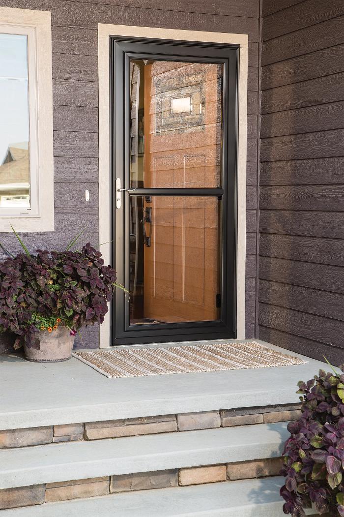 retractable screen storm doors