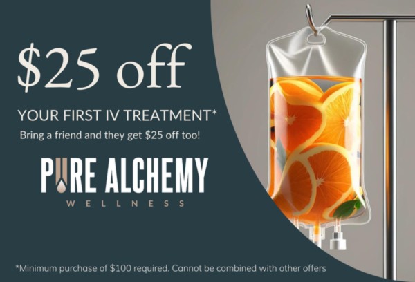 $25 off coupon for first IV treatment