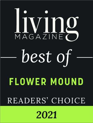 Living Magazine Best of Flower Mound Readers' Choice 2021 badge