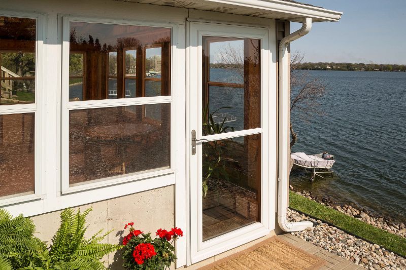 retractable screen storm doors