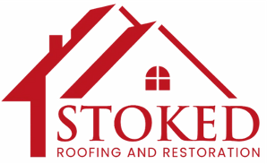 stoked roofing and restoration logo