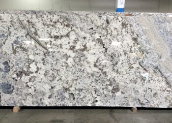 Alpine White 3cm granite.
