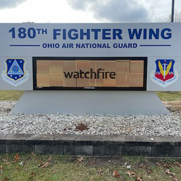 180th Fighter Wing sign