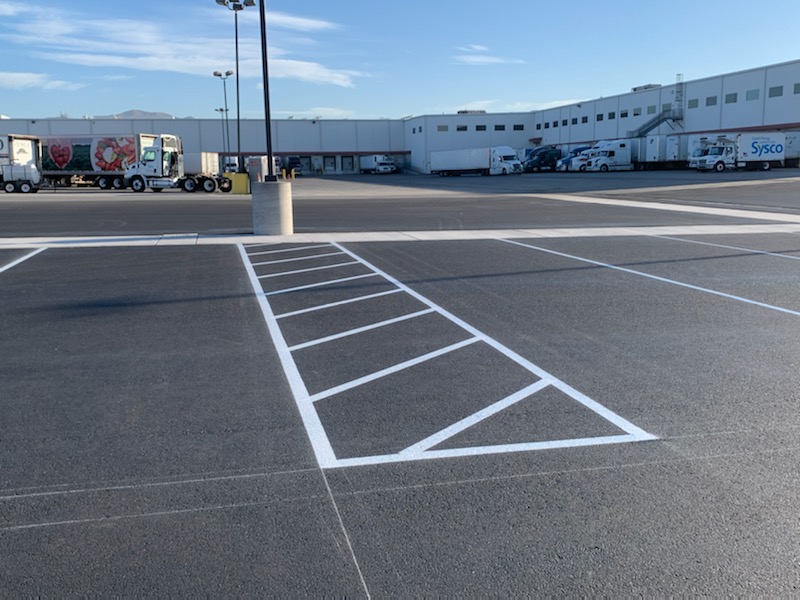 parking lot area