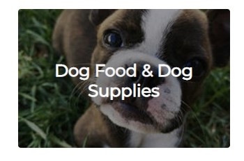 dog food and supplies