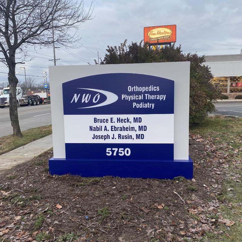 Northwest Ohio Orthopedics sign