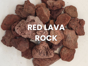 red lava rock