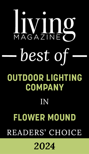 Living Magazine Best of Outdoor Lighting Company 2024 badge