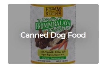 canned dog food