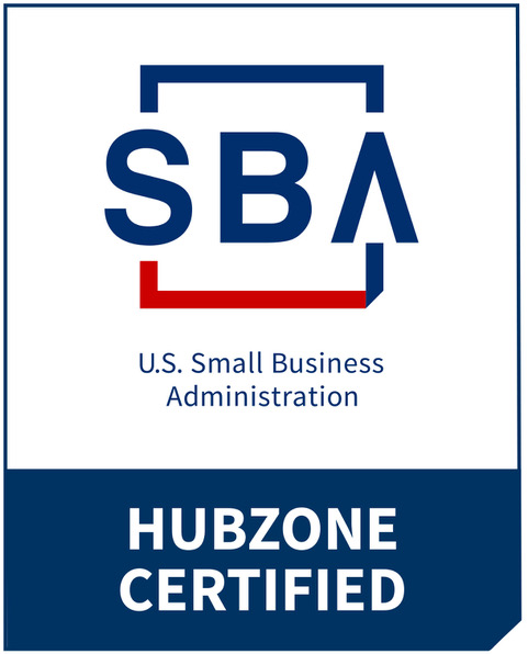 U.S. Small Business Association Hubzone Certified badge