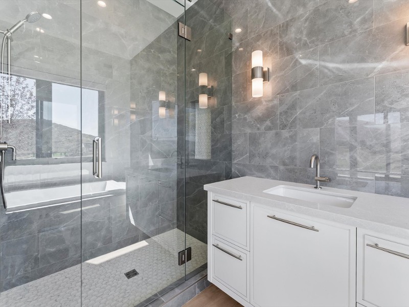 Stone Countertops & Shower