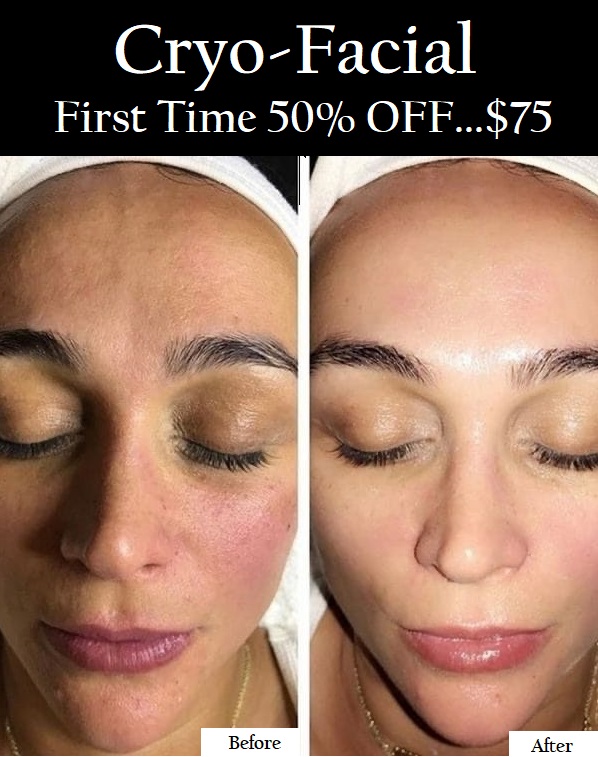 Cryotherapy Facial, Eyebrow Wax & Color/Tining for $99 (reg. $200) - LIMITED TIME OFFER