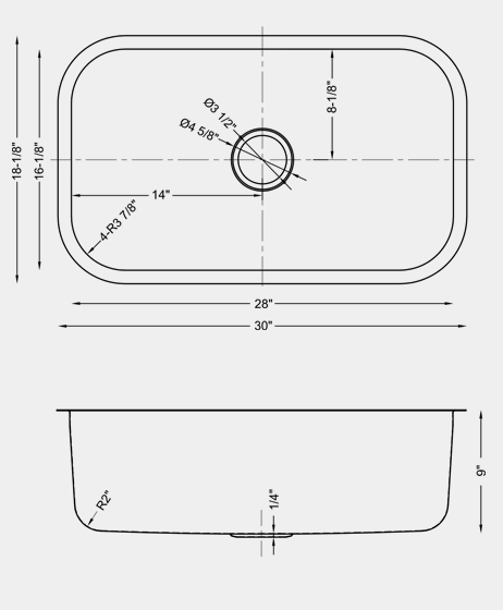 LTK-04-1 sink dimensions.