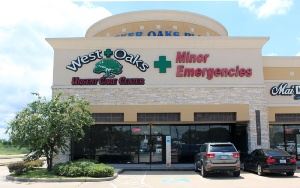 Storefront of West Oaks Urgent Care Center on Highway 6