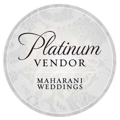 Maharani Weddings Platinum Vendor award
