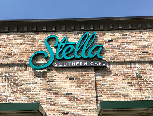 Stella Southern Cafe signage