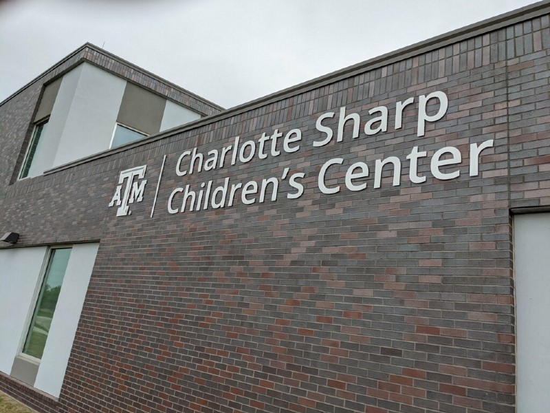 Charlotte Sharp Children's Center signage