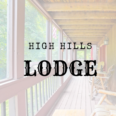 high hills cabin logo